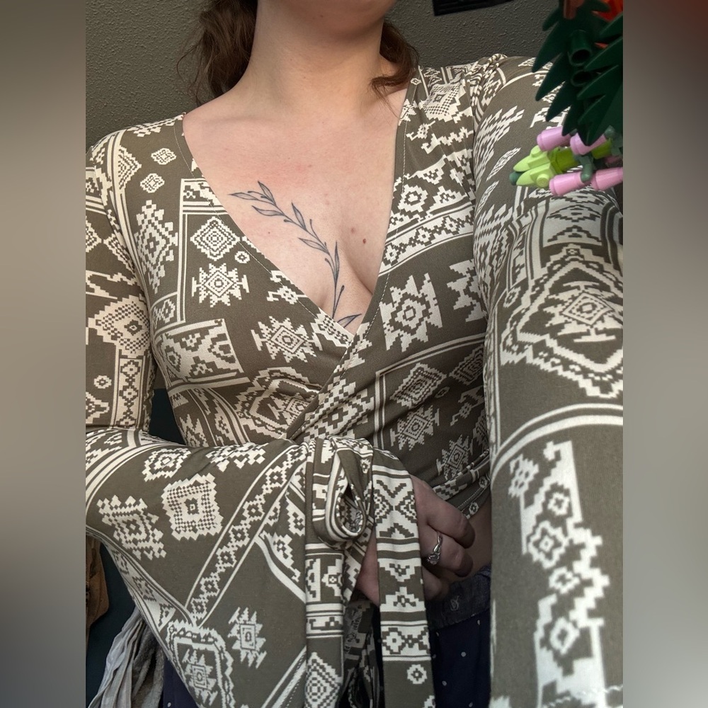 Bohemian Aztec Top